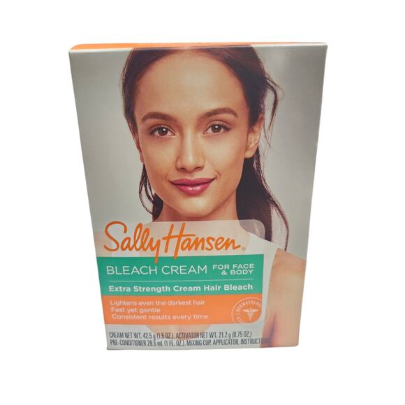 Sally Hansen Bleach Cream Kit For Face & Body Extra Strength Cream Hair Bleach - Picture 1 of 4